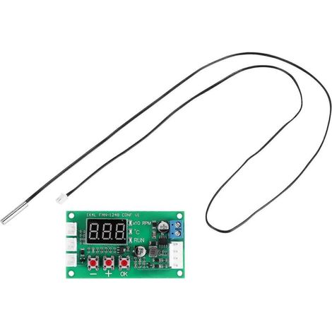 Moteur PWM 12 V CC, 24 V, 48 V, 5 A, 2, 3 ou 4 fils, contrôle de la vitesse du ventilateur et de la température (1/5)