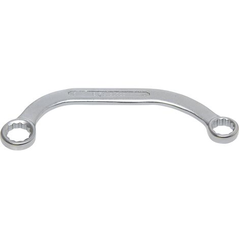 Llave de estrella doble forma de C 12 caras 14 x 15 mm