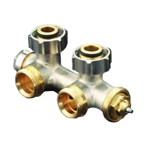 FORMAT Bras de connexion Therm. Multibloc T pour radiateurs avec 3/4 AG. Coin