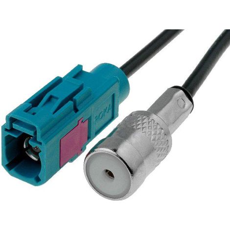 Adaptateur Antenne Fakra F ISO F compatible avec Fiat Mercedes Peugeot Seat VW Skoda Audi