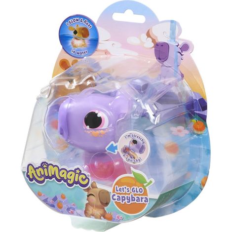 Schwimmendes, leuchtendes Wasserschwein-Spielzeug, Lila