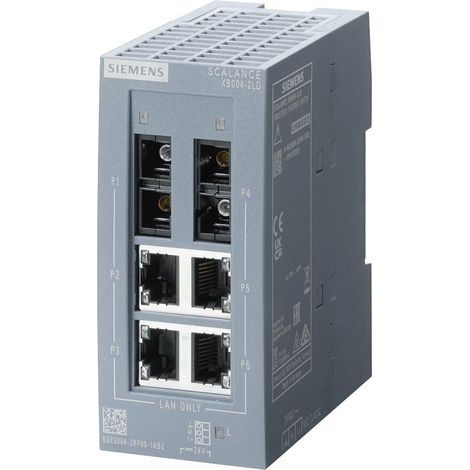 [NEUWERTIG] Siemens 6 Gk5004 2 Bf00 1 Ab2 Industrie Ethernet Switch Ethernetverteiler Unmanaged