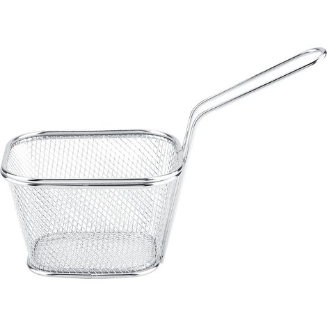 Mini paniers à frites en acier inoxydable, passoire de présentation alimentaire, outil de cuisson des pommes de terre (1/5)