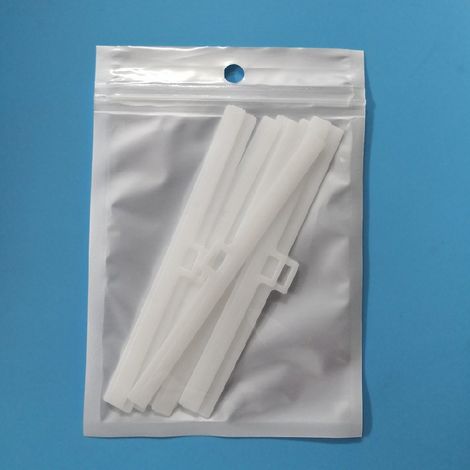 Panneau de suspension monotrou de 127 mm pour store vénitien vertical, accessoires de suspension supérieurs en plastique, accessoires pour rideaux (1/5)