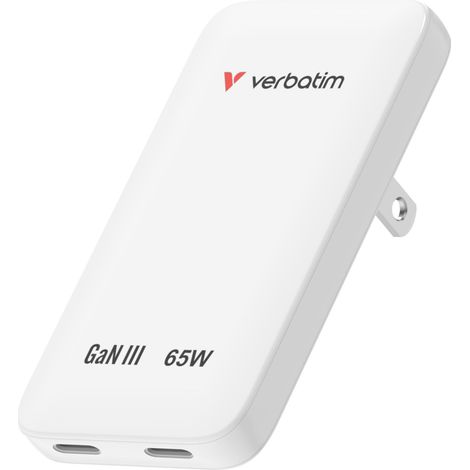Verbatim 30281 chargeur d'appareils mobiles Universel Blanc Secteur Charge rapide Intérieure