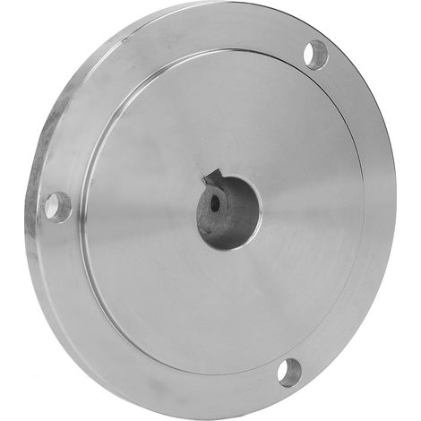 Plateau de tour en acier à haute teneur en manganèse, 3 trous, accessoire de 130 mm pour K11‑130, K12‑130 et K72‑130, 22 mm / 0,87 po