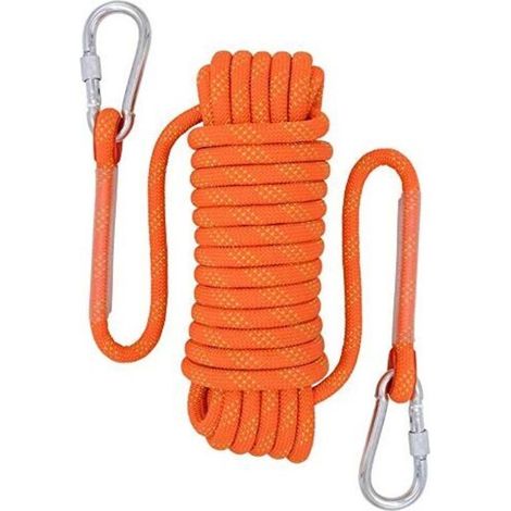 10M Corde De Sécurité Corde de sécurité en Nylon tressé Anti-déchirures Alpinisme Sauvetage Corde,10mm de diamètre Corde pour Le Randonnée