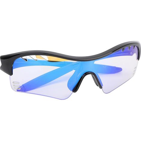 Sportbrille für Kinder, leicht und robust, photochrom, für Jungen und Mädchen (schwarzer Rahmen + farbwechselndes Blau) (1/5)