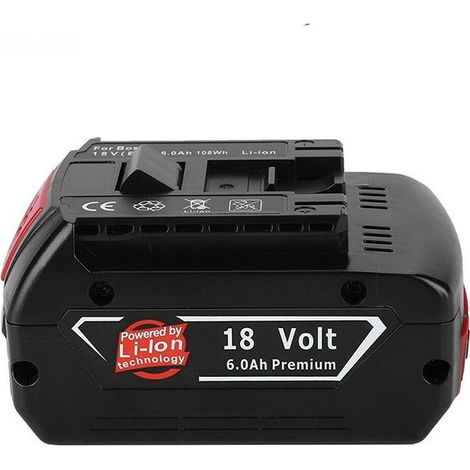 Nouvelle batterie pour Bosch 18V Lithium-Ion Pièces de rechange BAT609, BAT609G, BAT618, BAT618G (1/5)