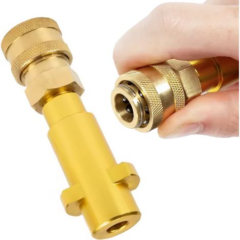 Adattatore per Idropulitrice compatibile con Kärcher K2–K7 – Sgancio Rapido 1/4" Pressione Max 160 Bar Materiali di Alta Qualità (1/5)