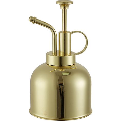 Filiyano-Arrosoir en acier inoxydable, petit arrosoir vintage scandinave (doré brillant) (1/5)