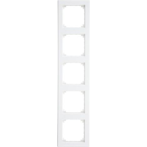 MERTEN M-SMART 462519 ARMATURE POUR 5 PRISES BLANC POLAIRE