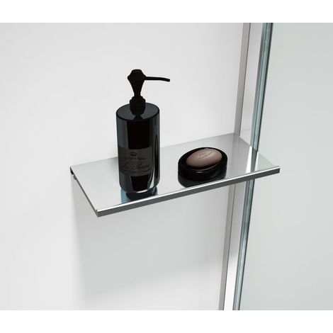Étagère ESCA SHELF pour profilé 230x120mm, chromée (1/4)