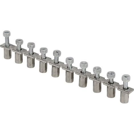 Barette de jonction sécable 10 voies pour borne à vis 10 mm2 - IMO (1/2)