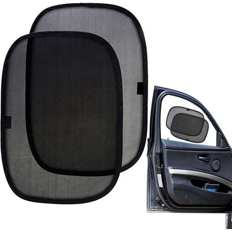 Pare-Soleil Voiture - Pliable Transparent - Pour Bébé Siège Auto Poussette Avion SUV Fourgonnette - Lot De 2 (1/5)