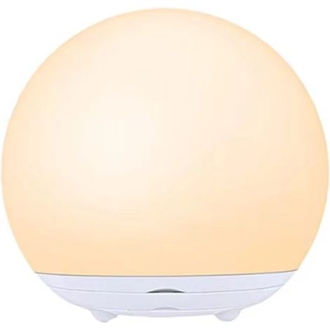 Petite veilleuse rechargeable pour enfants - Intensité variable et sans fil - Minuterie et fonction mémoire - Blanc chaud (1/5)