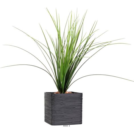 Herbe folle en piquet artificielle H 55 cm extérieur