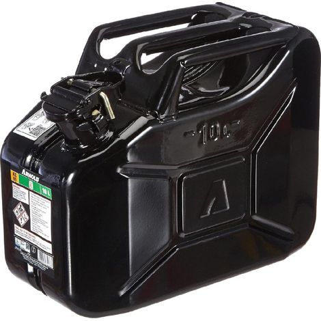 ARNOLD 6011-X1-2001 Metall-Kraftstoffkanister 10 Ltr, schwarz (1/3)