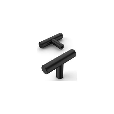 Lot de 12 Bouton de Meuble Noir Boutons de Porte pour Placards Acier Inoxydable Bouton Porte Cuisine Boutons de Placard H268