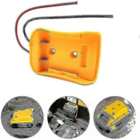 Adaptateur de batterie. support de fixation et connecteur compatibles avec la batterie Dewalt 18 V pour kit de conversion Power Wheels (1/5)