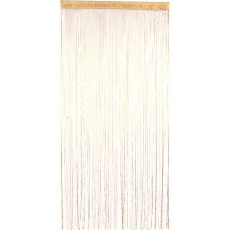 Rideau En Chaîne À Glands - Polyester Durable Pour Chambre Et Café - Décoration Fenêtre Intérieure - 1 Pièce (1/5)