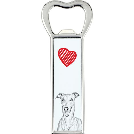 Levriero Italiano - un apribottiglie con un cane, un apri-frigo personalizzato, un regalo unico per uomo di Art-Dog (1/5)