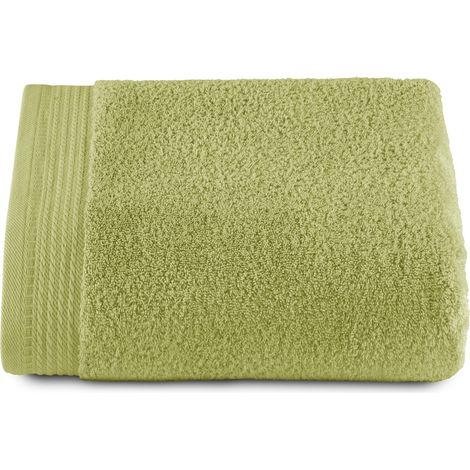 Grandes Serviettes de Bain - Serviettes de Bain - 1 Grande Serviette de Douche - 100 x 150 cm - 100% Coton - 600 grammes - Citron Vert (1/5)