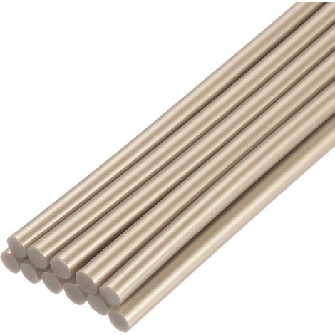 Lot de 12 mini bâtons de colle chaude pour pistolet à colle 7 mm x 100 mm Champagne doré (1/5)
