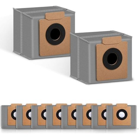 10er-Pack Staubbeutel für Eufy Clean X8 Pro / X10 Pro Omni Saugroboter, automatische Reinigungsstation, Ersatzbeutel, Zubehör, Staubsaugerbeutel, Ersatzteile (1/5)