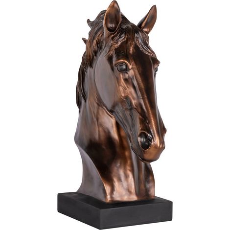 Sculpture cheval bronze à poser - bronze et noir (1/5)