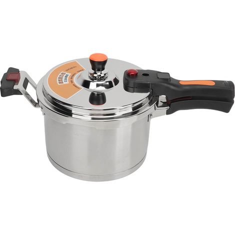 Autocuiseur 80 kPa, stérilisateur à pression, cuisson rapide, acier inoxydable, ustensiles de cuisine instantanés pour cuisinières à gaz et électriques, 4 L, 20 cm / 7,9 pouces (1/5)