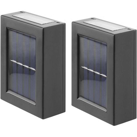 Solar garden and patio light, decorative outdoor wall light (1/3)