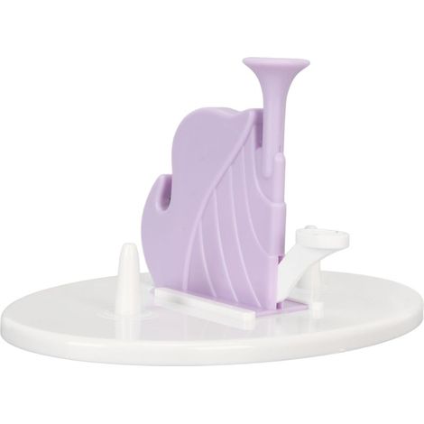 Enfile-aiguille de bureau semi-automatique multifonction, outil de couture violet (1/5)