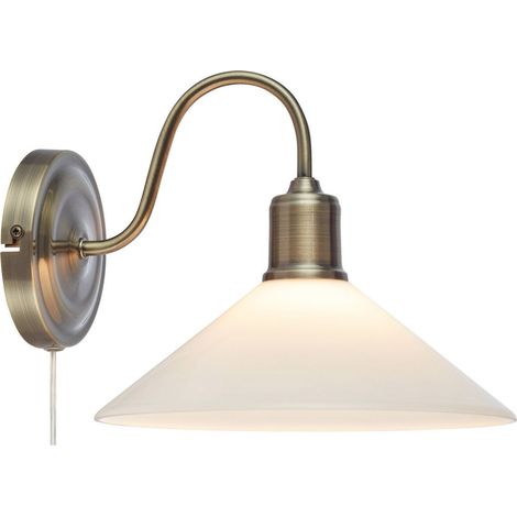Applique murale e27 40w ip20 blanclaiton antique - markslojd - vela (1/3)