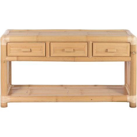 Consola Bambu Ratan 140X52X75 Natural (1/5)