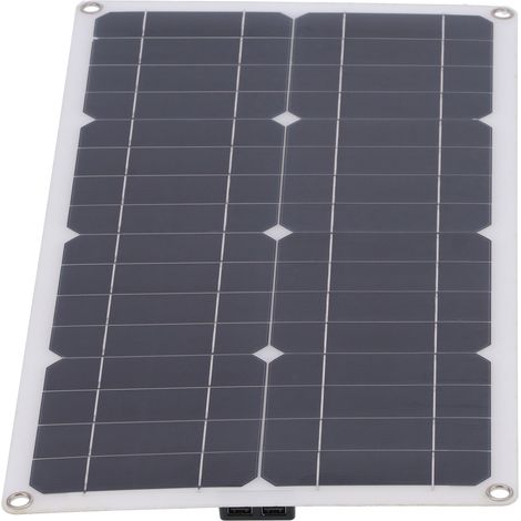 Panneau solaire 100W avec contrôleur de charge solaire 10A, module photovoltaïque pour voiture et bateau. (1/5)