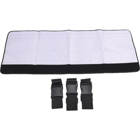 Funda aislante portátil para manguera de aire acondicionado, cubierta para conducto de ventilación con 3 correas de sujeción ajustables. (1/5)