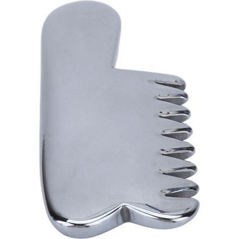 Peigne à pierre d'énergie naturelle pour massage térahertz, léger et portable, pour le rasage du visage. (1/5)