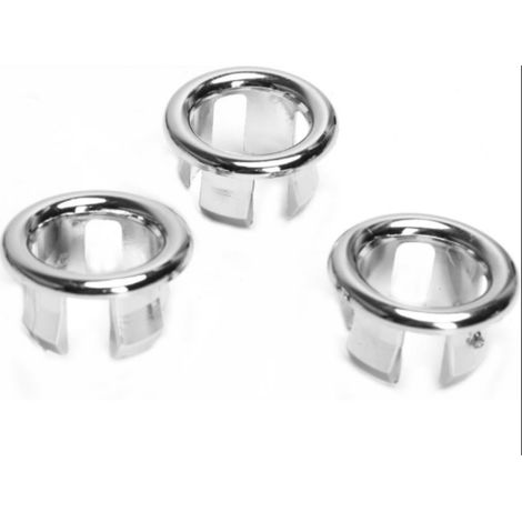 3 pièces Anneau de trop-plein, surface chromée, plastique ABS, pour évier de cuisine（Q3 : Nouveaux produits pour le mois d'août） (1/5)