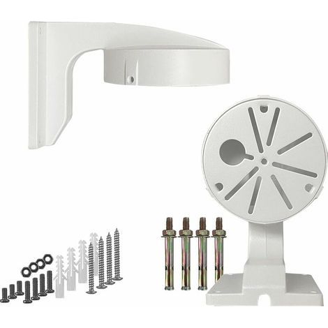 Pair Anschlussdose für Sicherheitskameras, Kabelmanagementbox kompatibel mit Metalldome-Kameras, robuste Pulverbeschichtung für CCTV-IP-Kameras