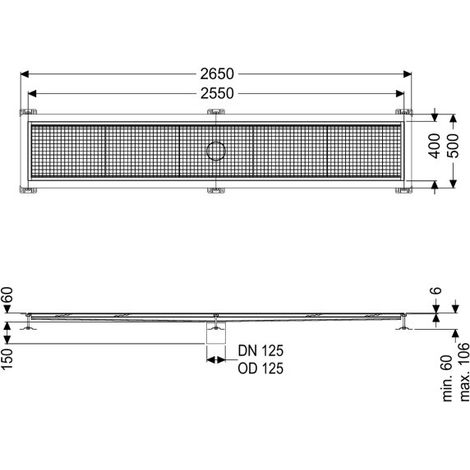 KESSEL 6240250 Gouttière à boîte Ferrofix