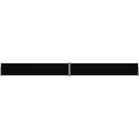 Tendalino laterale retrattile 117 x 1200 cm nero 020007428