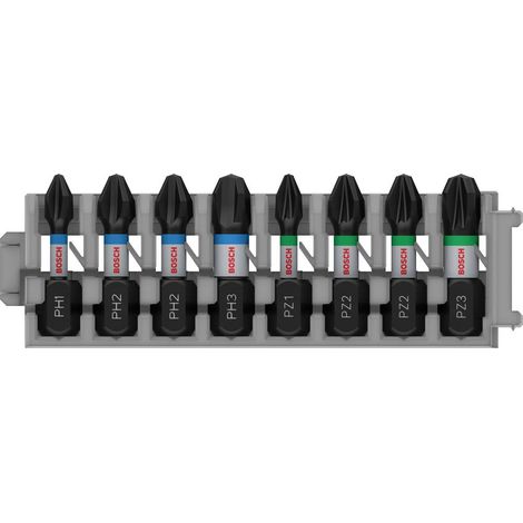 Set di punte per avvitatore BOSCH Professional 2608522323 Impact Control (8 pezzi) (1/5)