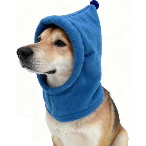 Muselière pour chien en 2 parties - oreilles silencieuses - cache-oreilles pour chien - chiens - protections auditives contre le bruit - chapeaux doux pour chiens - animaux de compagnie - protections (1/5)