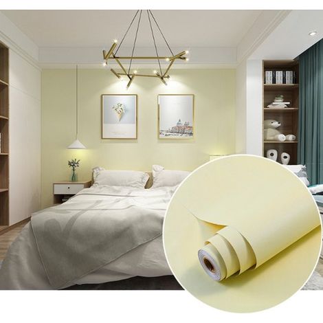 Rouleau de papier adhésif – Beige – 40 x 500 cm – Imperméable – Pour meubles, cuisine, murs et plans de travail (1/5)