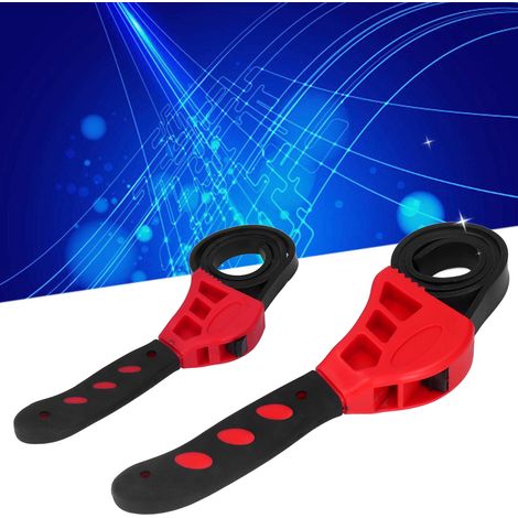 Clé à ceinture multifonction de 6 ou 8 pouces avec ouvre-bouteille réglable (rouge) (1/5)