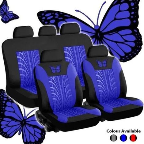 Online Store - Housse Siege Voiture Ensemble de Housses de Siège Auto Universelle Couvre Sieges pour Avant et Arrière Lot de 4 Rouge (1/4)