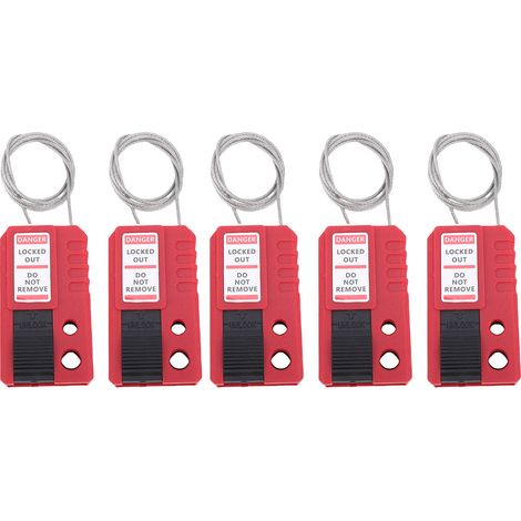 serrure de porte-Câble de lockout/tagout multifonctionnel réglable LOTO LS71 pour sécurité industrielle (1/5)