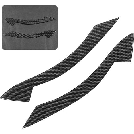 Paar Scheinwerferblenden aus Carbonfaser, einfache Montage, kompatibel mit BMW Z4 E89 (2009–2015), sportliches Design, 2-teiliges Set (1/5)
