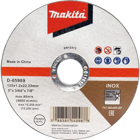 Makita 12x Trennscheibe Inox 125 x 1,2 mm - D-65969-12